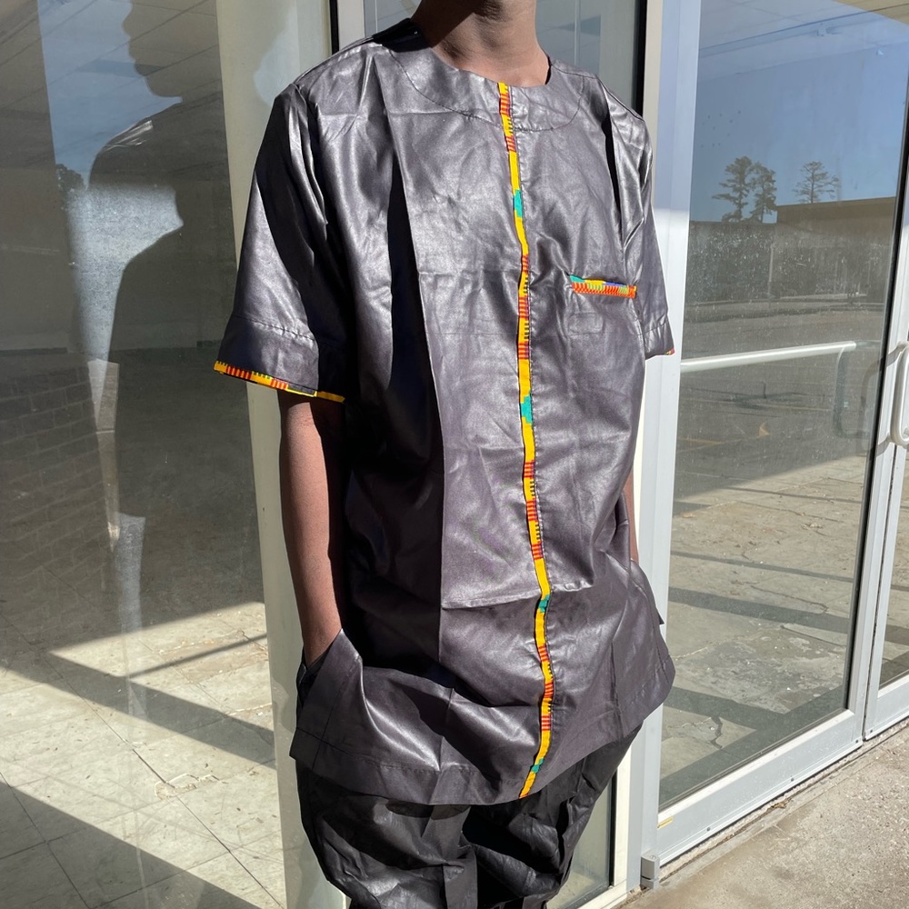 African clothing for men Danshiki Kente top